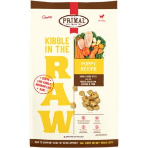 Primal Kibble In The Raw Puppy Chicken & Pork Recipe Kibble-Sized Bites Freeze-Dried Raw Dog Food