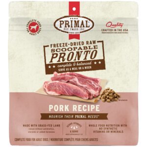 Primal Freeze-Dried Raw Scoopable Pronto Pork Recipe Adult Dog Food