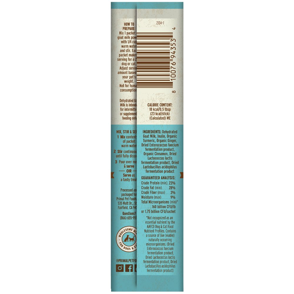 Primal Dehydrated Goat Milk for Dogs & Cats - Image 2