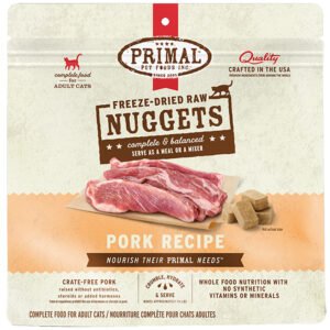 Primal Freeze-Dried Raw Nuggets Pork Recipe Adult Cat Food