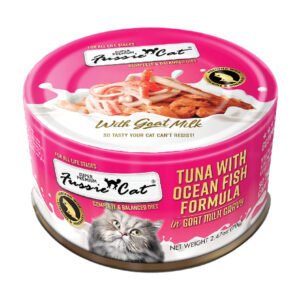 Fussie Cat Super Premium Tuna w/ Ocean Fish Formula in Goat Milk Canned Cat Food