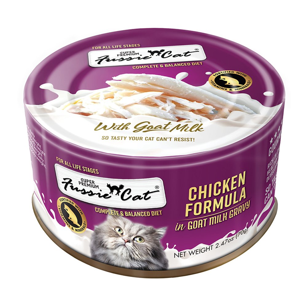 Fussie Cat Super Premium Chicken Formula in Goat Milk Canned Cat Food