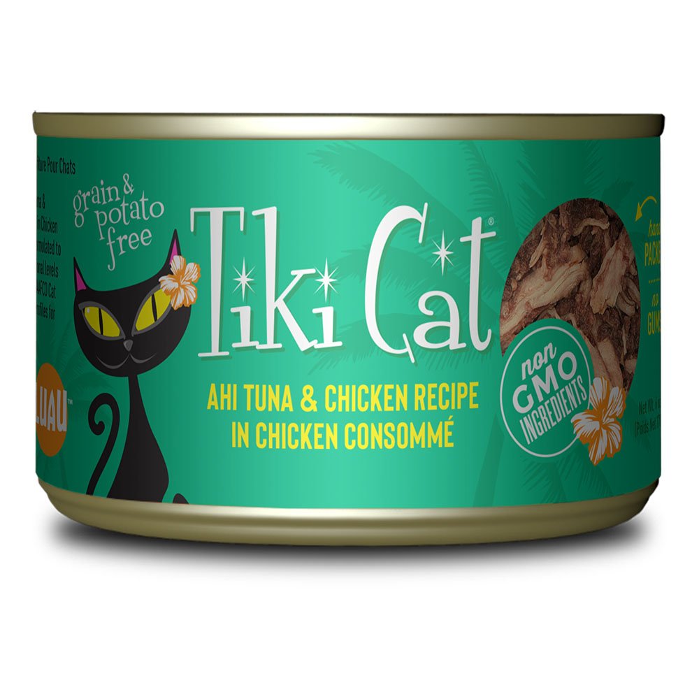 Tiki Cat Hookena Luau Ahi Tuna & Chicken Canned Cat Food - Image 3