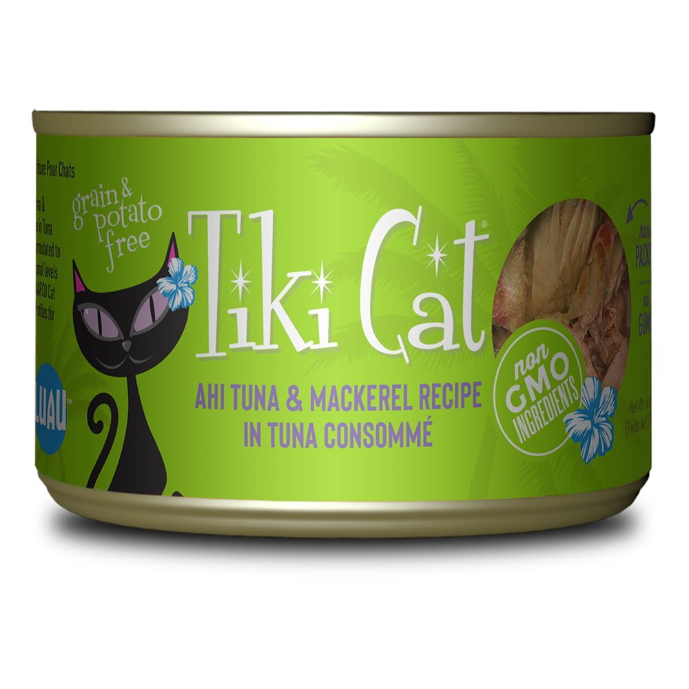 Tiki Cat Papeekeo Luau Ahi Tuna & Mackerel Canned Cat Food