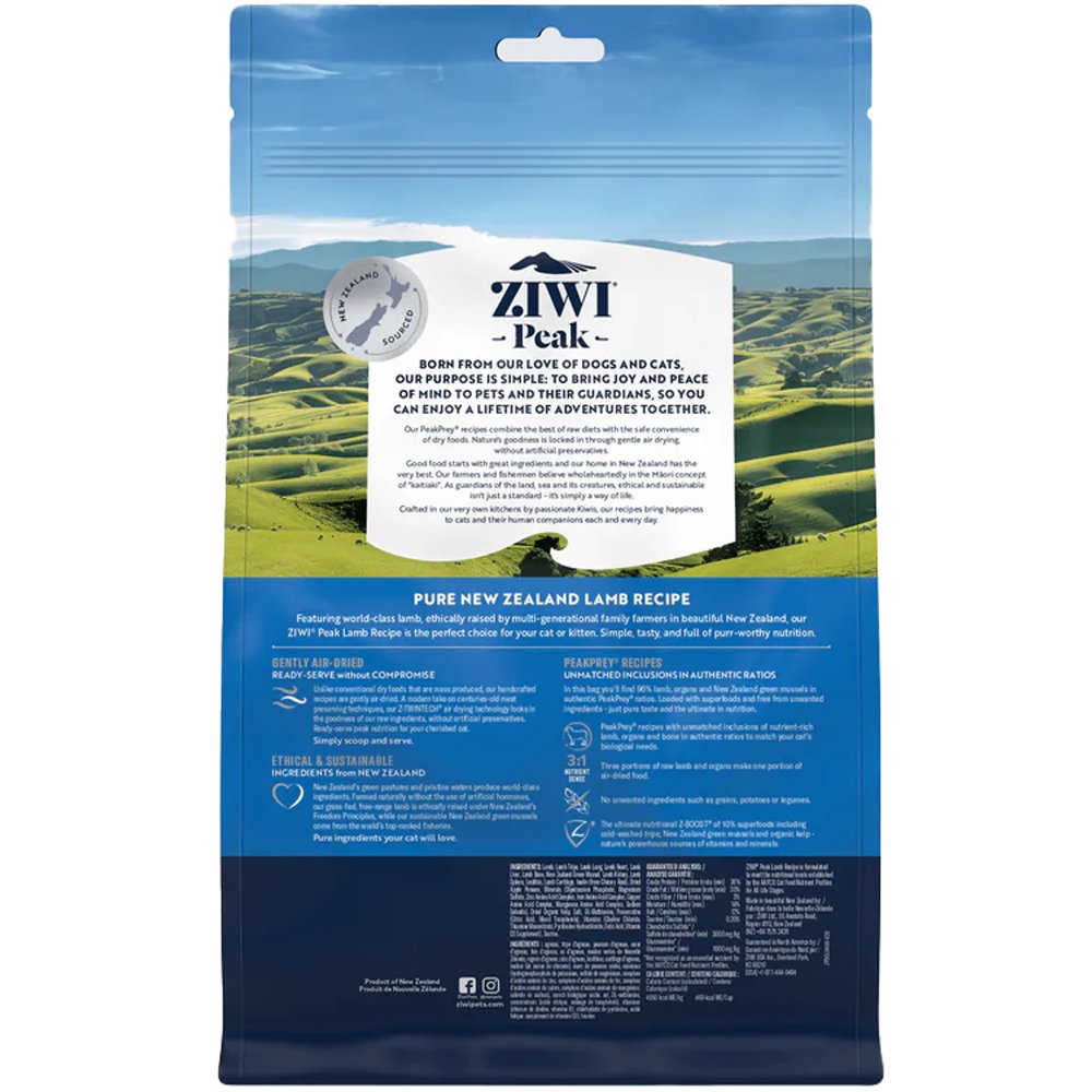 ZIWI Peak Lamb Recipe Air-Dried Cat Food - Image 2