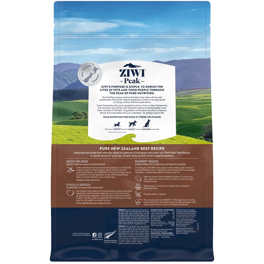 ZIWI Peak Beef Recipe Air-Dried Dog Food - Image 2