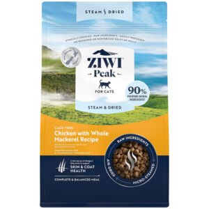 ZIWI Peak Steam & Dried Cage-Free Chicken w/ Whole Mackerel Recipe Air-Dried Cat Food