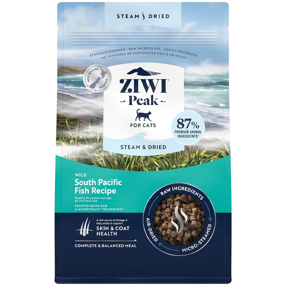 ZIWI Peak Steam & Dried Wild South Pacific Fish Recipe Air-Dried Cat Food
