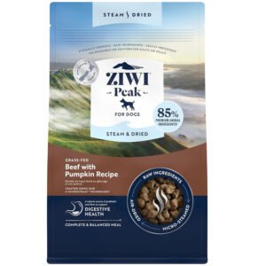 ZIWI Peak Steam & Dried Grass-Feed Beef w/ Pumpkin Recipe Air-Dried Dog Food