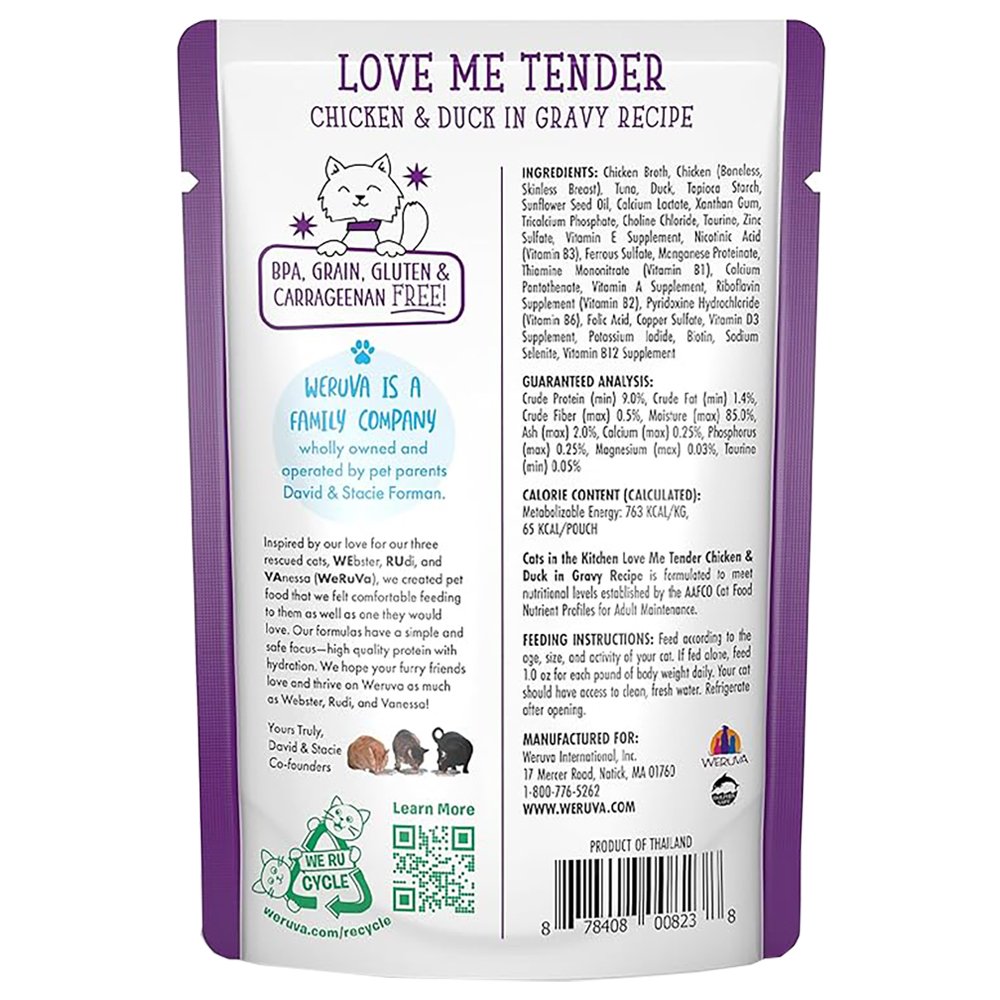 Weruva Cats in the Kitchen Love Me Tender Recipe Wet Cat Food - Image 3