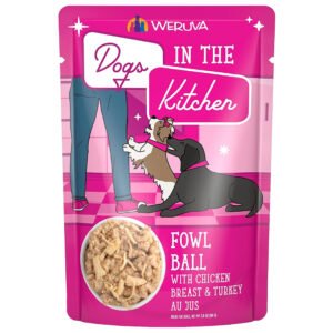 Weruva Dogs in the Kitchen Fowl Ball w/ Chicken Breast & Turkey Au Jus Wet Dog Food