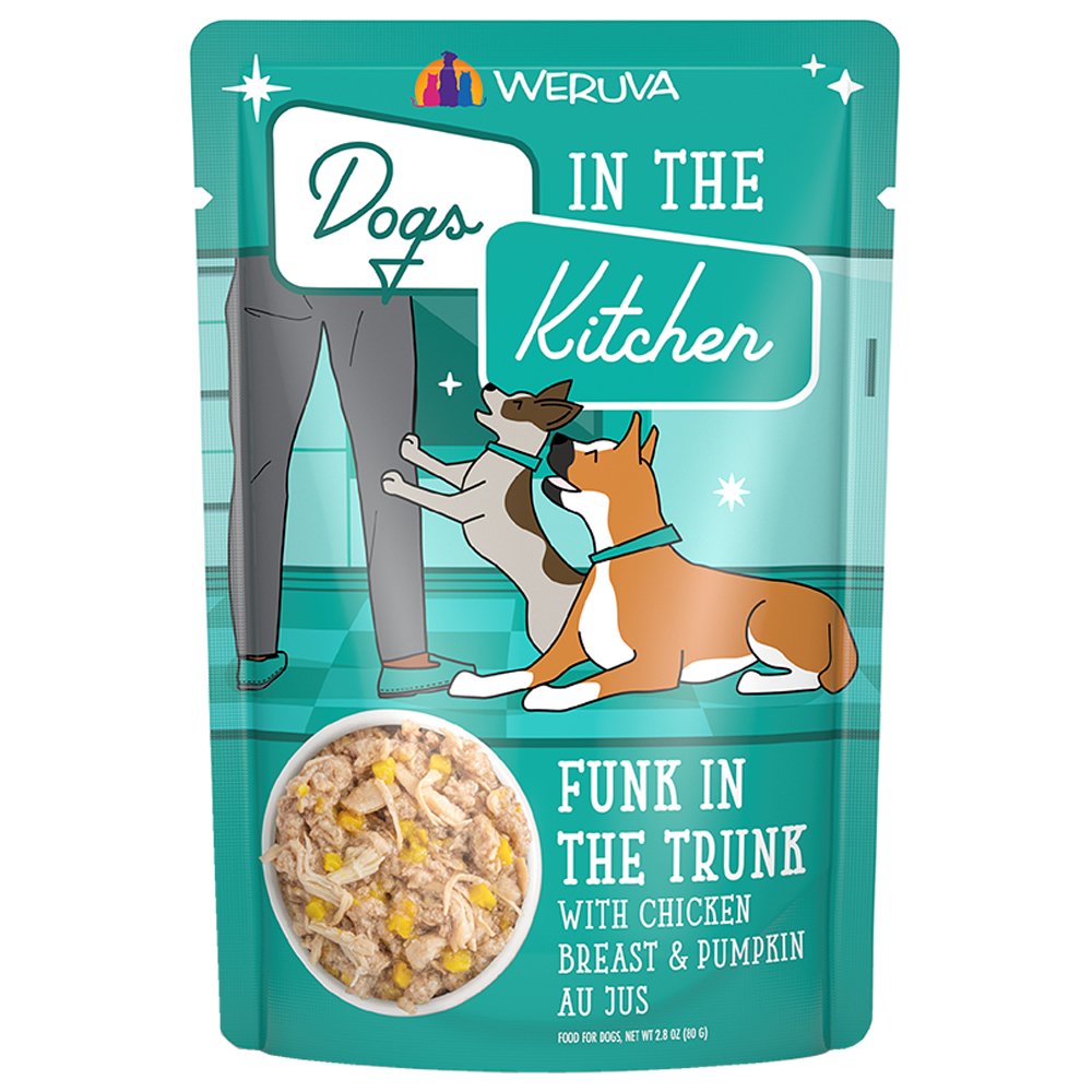 Weruva Dogs in the Kitchen Funk in the Trunk w/ Chicken & Pumpkin Au Jus Wet Dog Food