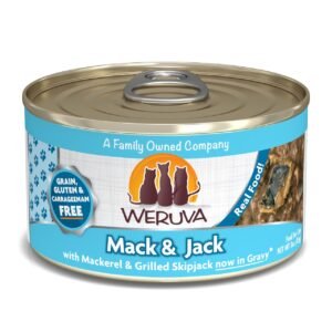 Weruva Mack & Jack with Mackerel and Grilled Skipjack Canned Cat Food