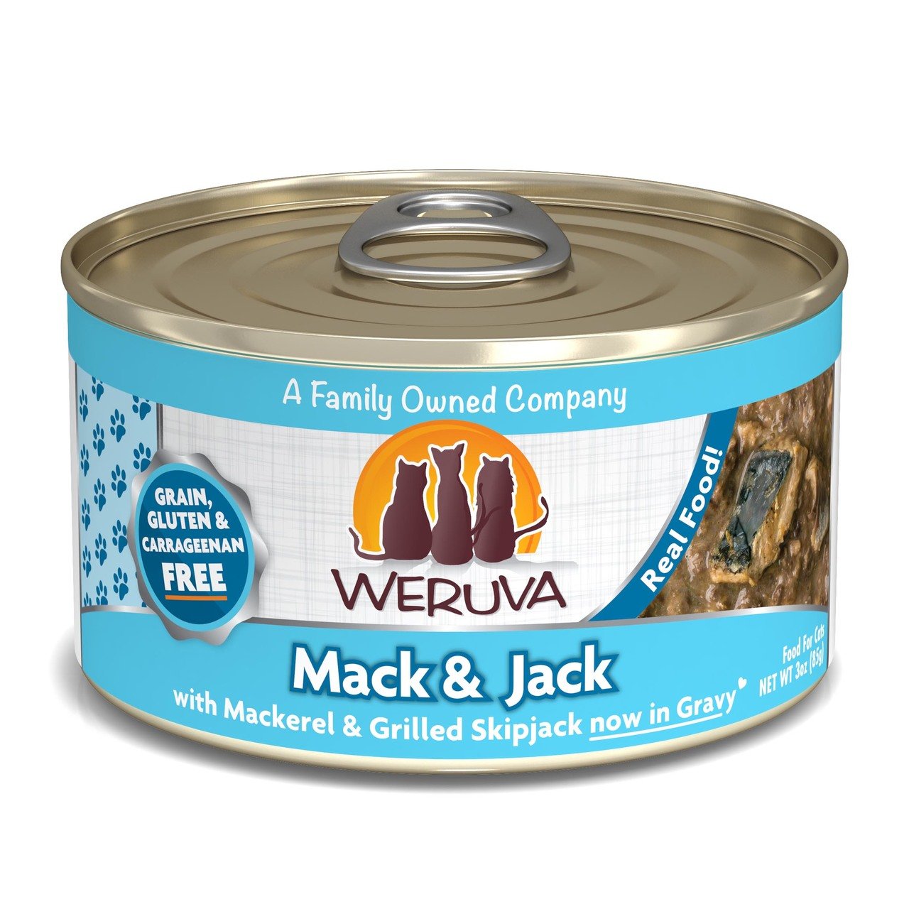 Weruva Mack & Jack with Mackerel and Grilled Skipjack Canned Cat Food