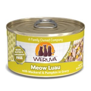 Weruva Meow Luau with Mackerel and Pumpkin in Gravy Canned Cat Food