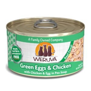 Weruva Green Eggs & Chicken with Chicken & Egg in Pea Soup Canned Cat Food