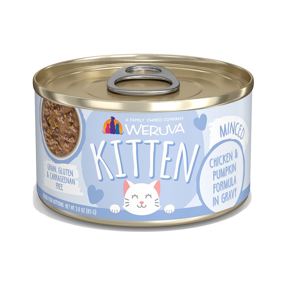Weruva Kitten Chicken & Pumpkin Formula in Gravy Canned Kitten Food