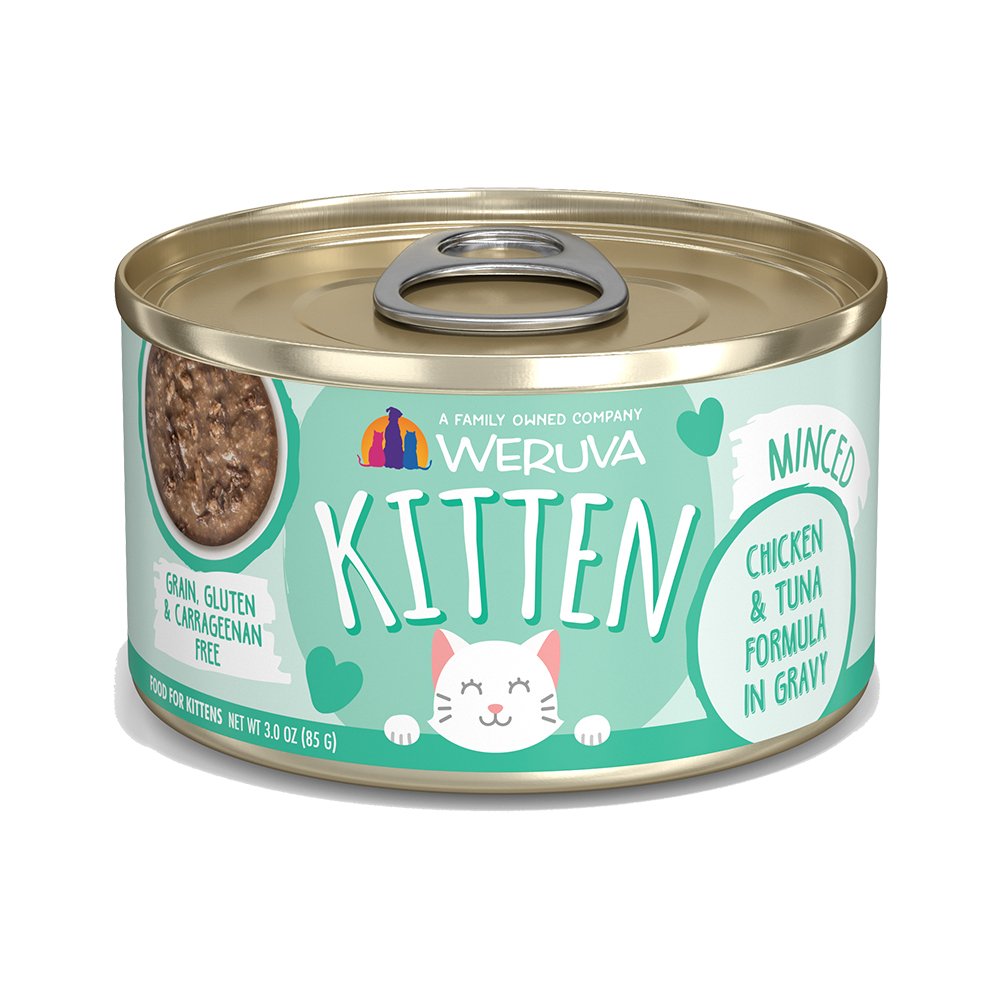 Weruva Kitten Chicken & Tuna Formula in Gravy Canned Kitten Food