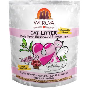 Weruva It's A Tea Potty! Hinoki Wood & Green Tea Clumping Cat Litter