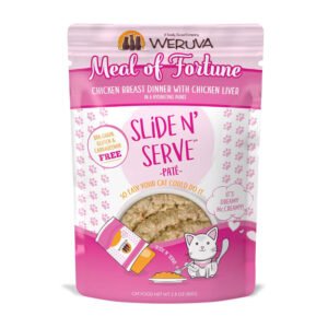 Slide N' Serve Meal of Fortune Chicken Breast Dinner With Chicken Liver Wet Cat Food