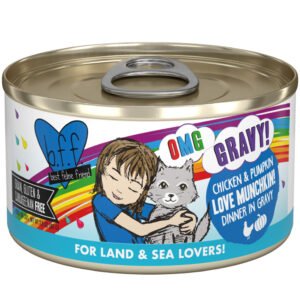 Weruva BFF OMG Gravy! Chicken & Pumpkin Love Munchkin! Dinner in Gravy Canned Cat Food