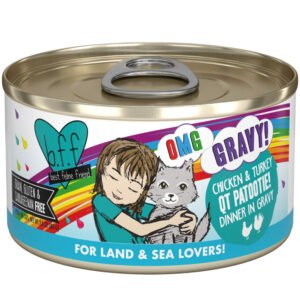 Weruva BFF OMG Gravy! Chicken & Turkey QT Patootie! Dinner in Gravy Canned Cat Food