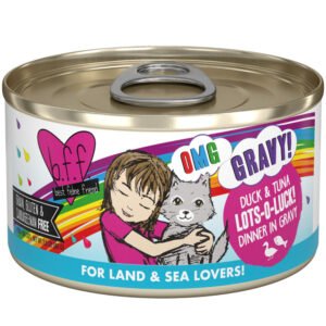 Weruva BFF OMG Gravy! Duck & Tuna Lots-O-Luck! Dinner in Gravy Canned Cat Food
