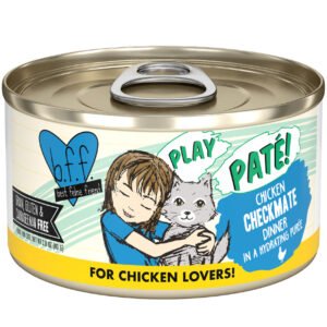 Weruva BFF Play Paté! Chicken Checkmate Dinner in a Hydrating Purée Canned Cat Food