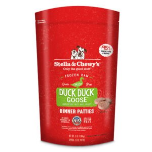 Stella & Chewy's Duck Duck Goose Dinner Patties Frozen Raw Dog Food