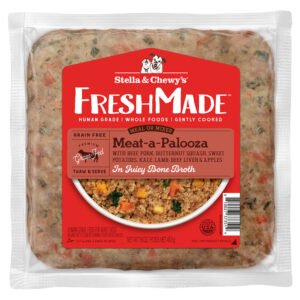 Stella & Chewy's Gently Cooked Meat-a-Palooza Recipe In Juicy Bone Broth Frozen Dog Food