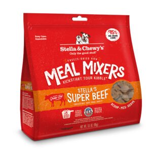 Stella & Chewy's Super Beef Freeze-Dried Raw Dog Meal Mixers