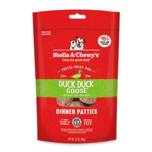 Stella & Chewy's Duck Duck Goose Patties Freeze-Dried Raw Dog Food
