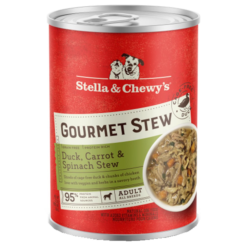 Stella & Chewy's Gourmet Stew Duck, Carrot & Spinach Stew Adult Canned Dog Food