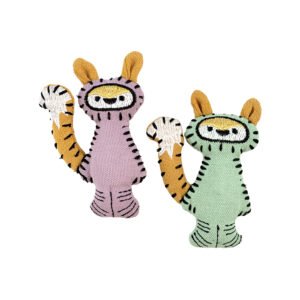 Fog City Pet Artisan Foxes Plush Catnip Cat Toys, 2-Pack