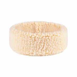 Friends Forever Tan Snuggly Fleece Round Pet Bed