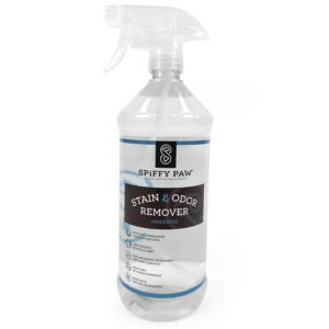 Spiffy Paw Unscented Stain & Odor Remover Spray Formulated for Dogs & Cats