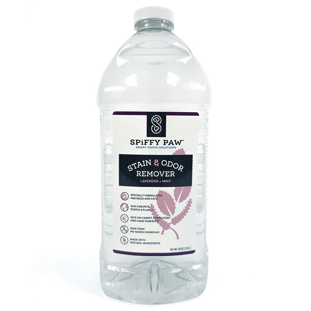 Spiffy Paw Lavender + Mint Stain & Odor Remover Spray Formulated for Dogs & Cats - Image 2