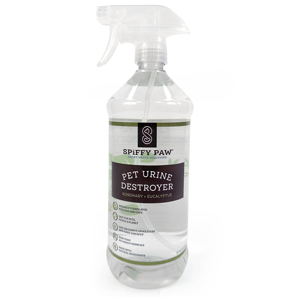 Spiffy Paw Rosemary + Eucalyptus Pet Urine Destroyer Spray Formulated for Dogs & Cats