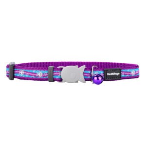 Red Dingo Purple Unicorn Breakaway Safety Cat Collar