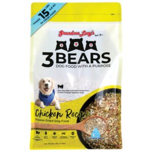 Grandma Lucy's 3 Bears Chicken Recipe Freeze-Dried Dog Food