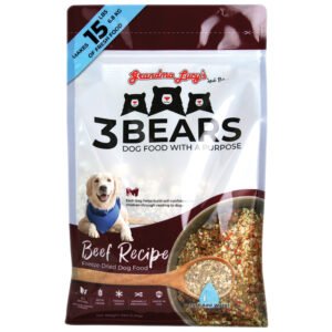 Grandma Lucy's 3 Bears Beef Recipe Freeze-Dried Dog Food