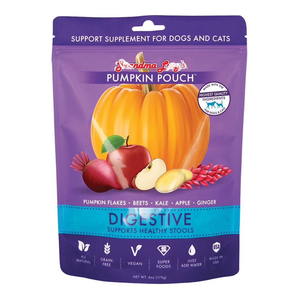 Grandma Lucy's Pumpkin Pouch Digestive Supplement for Dogs & Cats