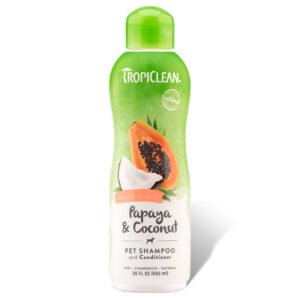 TropiClean Papaya & Coconut Luxury 2-in-1 Pet Shampoo & Conditioner