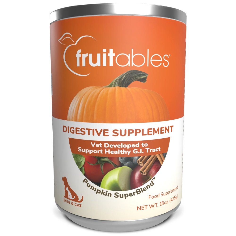 Fruitables Pumpkin SuperBlend Digestive Supplement for Dogs & Cats