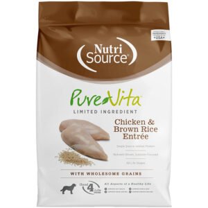 PureVita Limited Ingredient Chicken & Brown Rice Entrée w/ Wholesome Grains Dry Dog Food