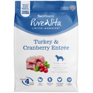 PureVita Limited Ingredient Turkey & Cranberry Entrée w/ Wholesome Grains Dry Dog Food