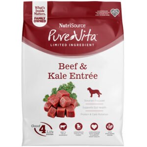 PureVita Limited Ingredient Beef & Kale Entrée w/ Wholesome Grains Dry Dog Food