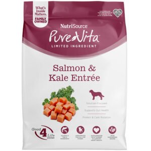 PureVita Limited Ingredient Salmon & Kale Entrée w/ Wholesome Grains Dry Dog Food