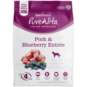 PureVita Limited Ingredient Pork & Blueberry Entrée Grain Free Dry Dog Food