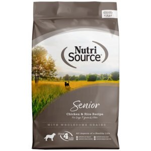 NutriSource Senior Chicken & Rice Recipe w/ Wholesome Grains Dry Dog Food